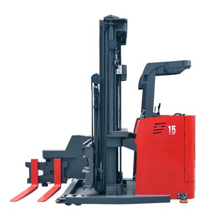 stand-on 3-way pallet stacker