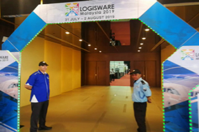 mima forklift participó en logisware malasia 2019